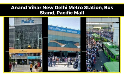 Anand Vihar New Delhi Metro Station, Bus Stand, Pacific Mall